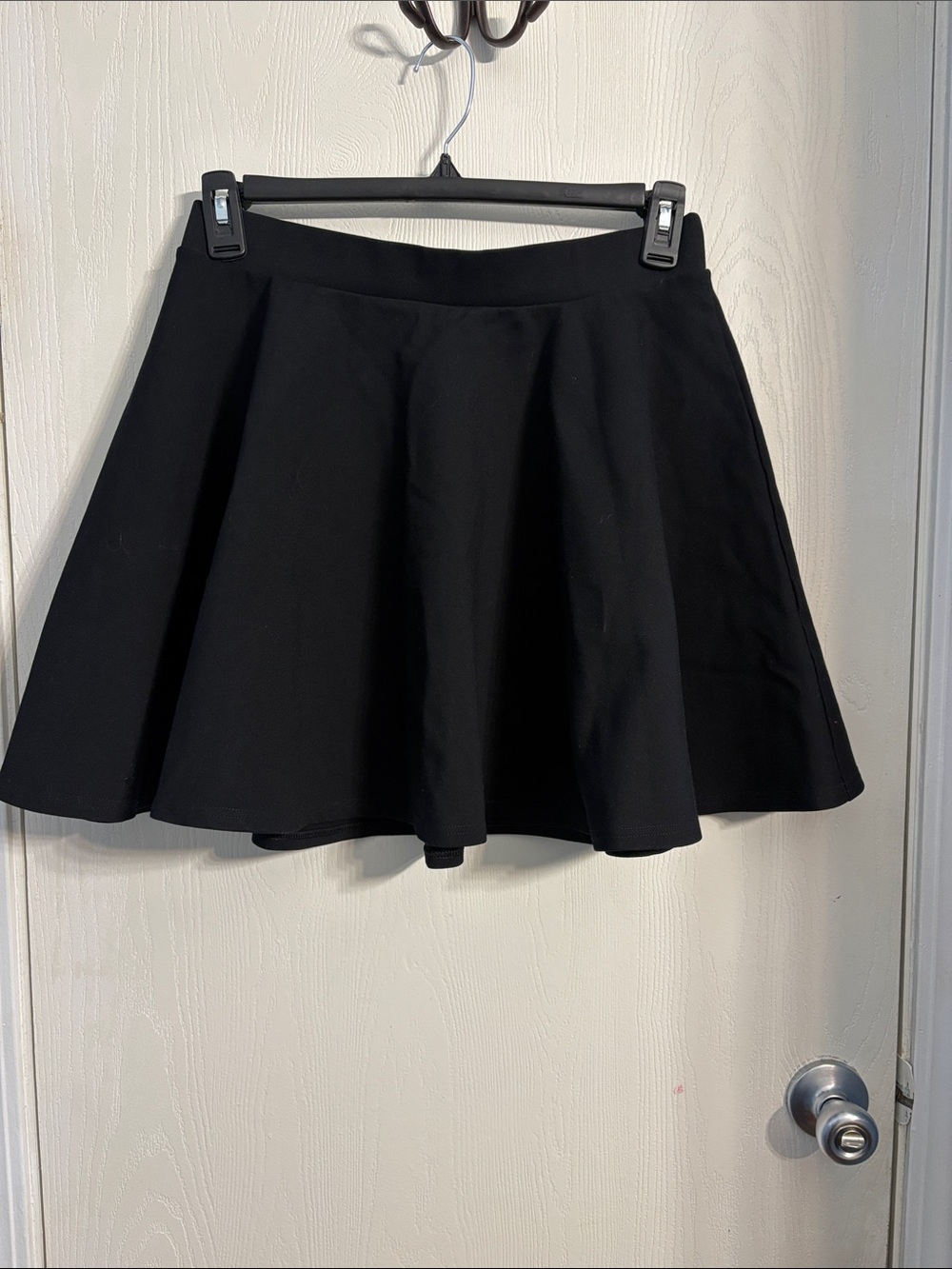 LC Lauren Conrad Black Circle Skirt with Fitted Waist
